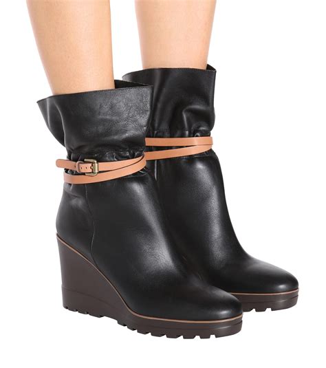 see by chloe wedge boots.